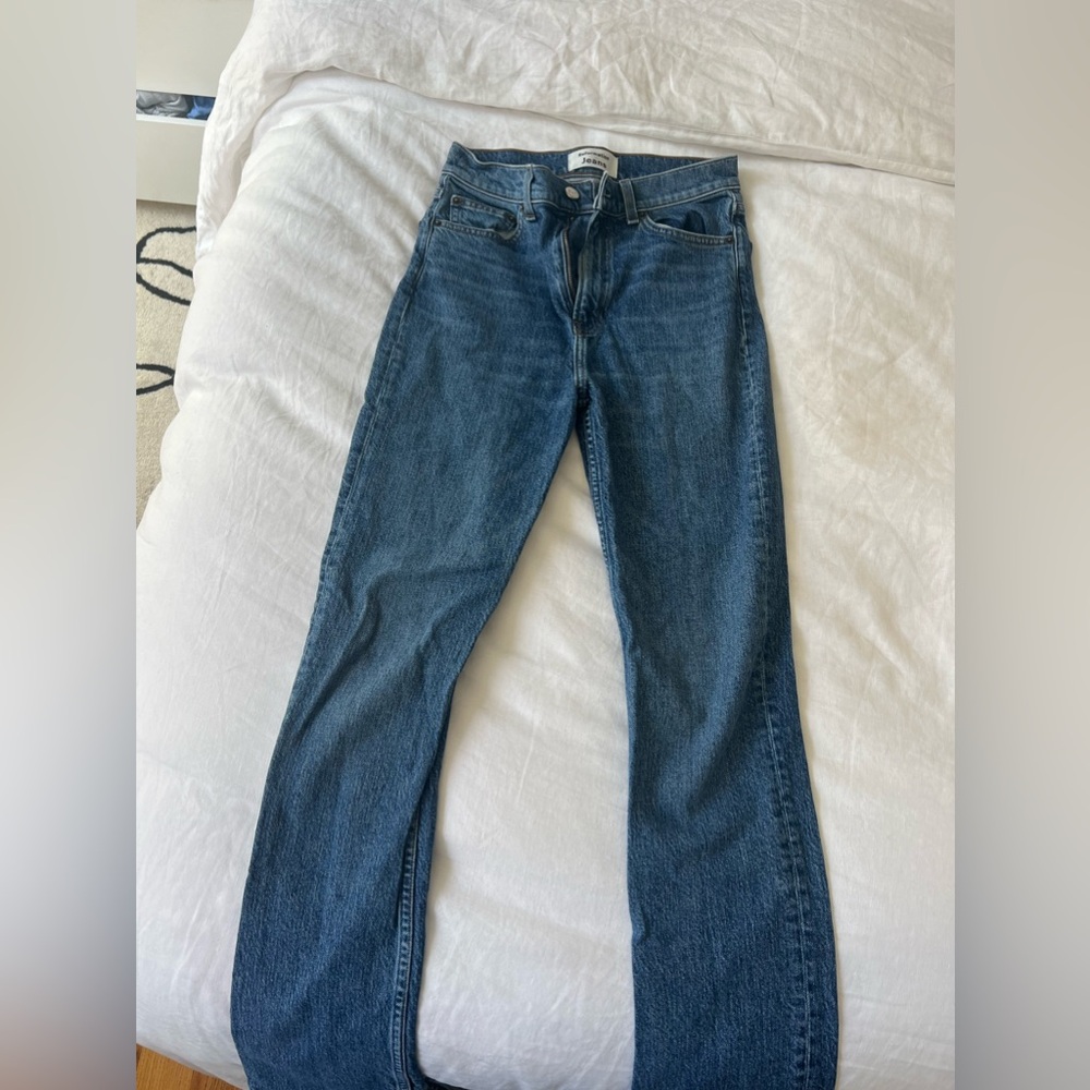 Reformation Liza high rise straight jeans